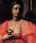 Domenico Puligo Mary Magdalen oil painting on canvas